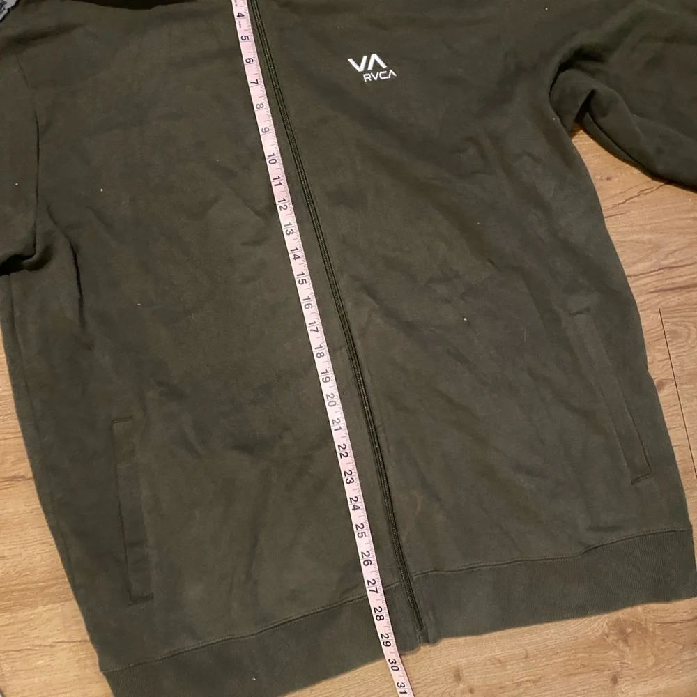 RVCA Olive Green Crew Neck Shirt